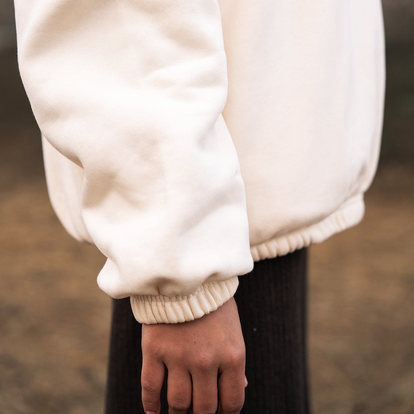 Tahl – Cream Oversized Hoodie