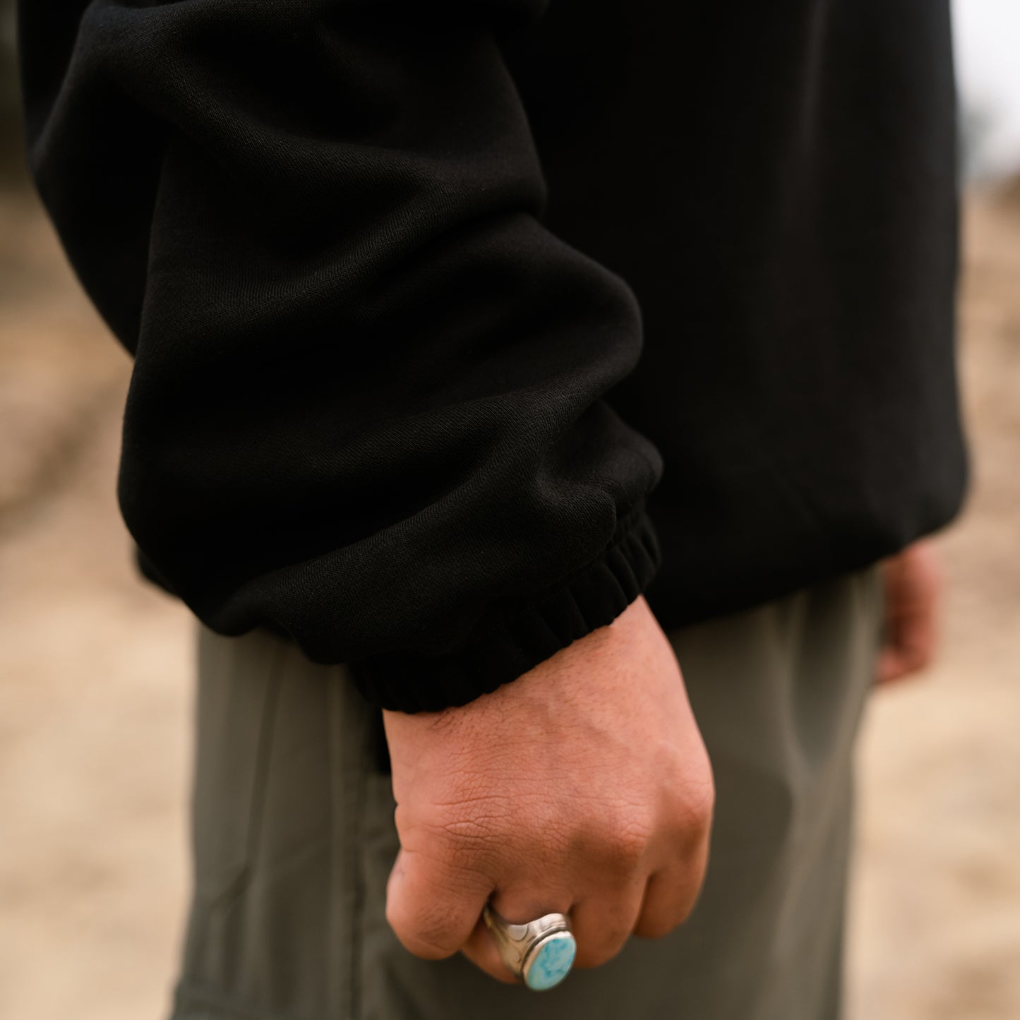 Mo-lum – Black Oversized Hoodie