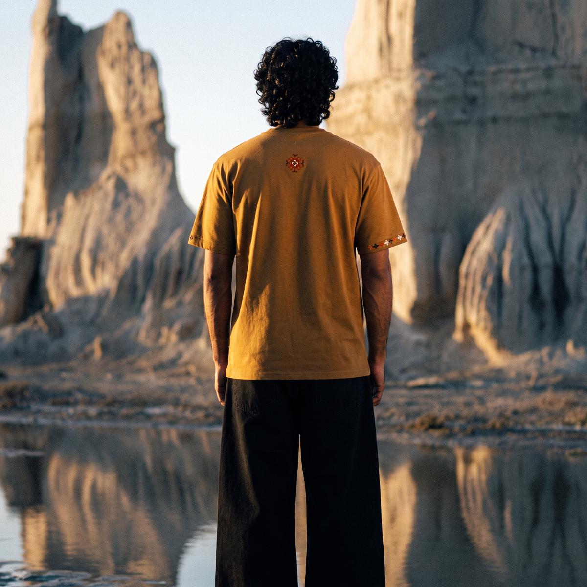 REIG - Camel Oversized T-Shirt