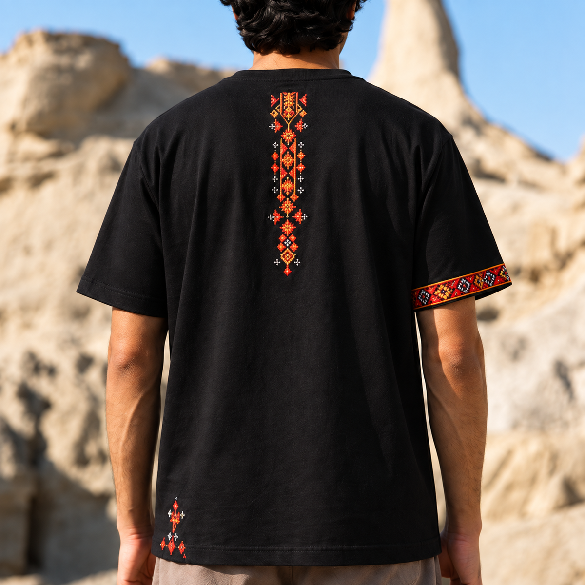 ESTAL - Black Oversized T-Shirt